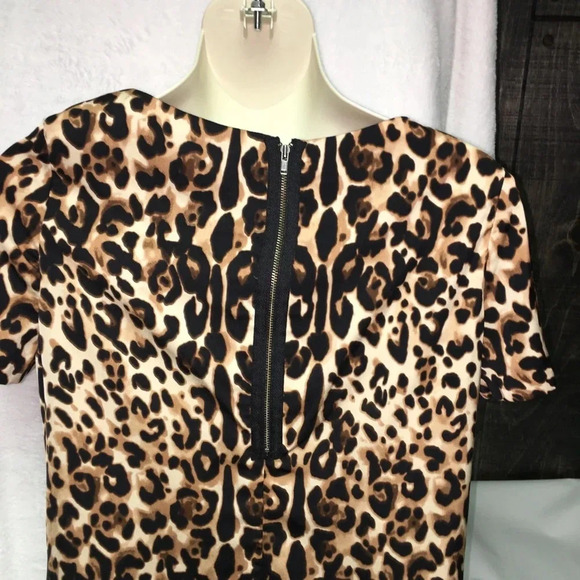 The Limited cheetah print shift dress size small - Picture 3 of 8